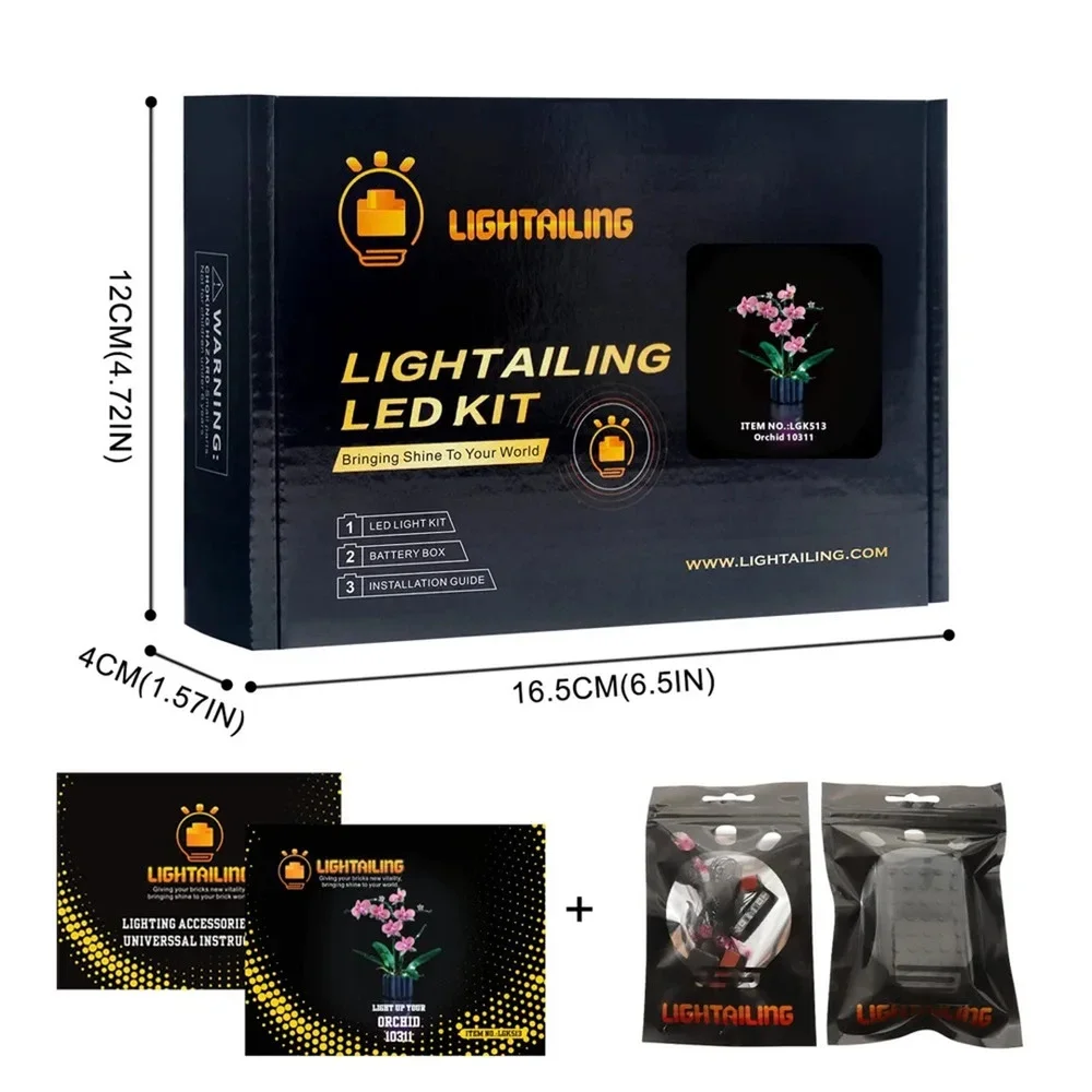 LIGHTAILING LED Light Kit for LEGO Icons Orchid 10311 New Sealed Lego not includ